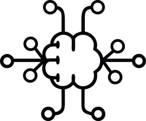 Artificial Intelligence brain 