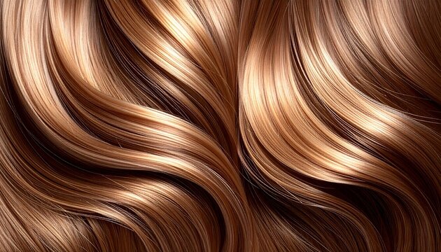 Luxurious golden blonde hair texture background showcasing smooth highlights and vibrant tones for beauty and wellness concepts.