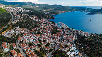 Kaş district of Antalya. Peninsula, marina.