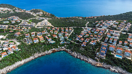 Kaş district of Antalya. Peninsula, marina.
