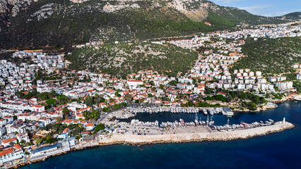 Kaş district of Antalya. Peninsula, marina.