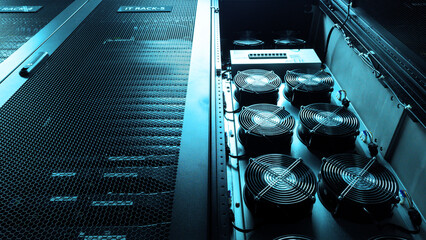 Cooling System in Server Technology Rack