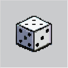 Pixel Art Dice Icon – Retro Game Object for UI & Inventory