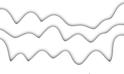 Abstract Paper Banner with Shadow Effect Frame  Minimal White Background Design for Modern Branding, Poster, and Web Template	