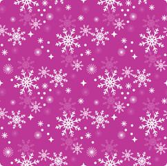 Fantasy Snow Fall Seamless Repeat