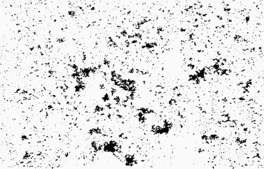 Grunge texture vector featuring a black and white design with scattered splatters for artistic backgrounds and graphic projects