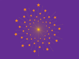 star burst background, Vector illustration of a Star Effect, Vector Design