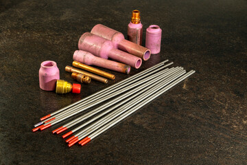 TIG welding accessories kit for professional welders