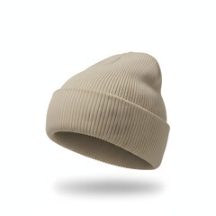  beanie hat is showcased against a pristine white background for design mockup purposes