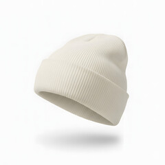  beanie hat is showcased against a pristine white background for design mockup purposes