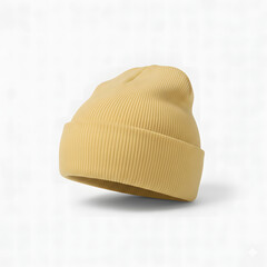  beanie hat is showcased against a pristine white background for design mockup purposes