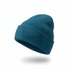  beanie hat is showcased against a pristine white background for design mockup purposes