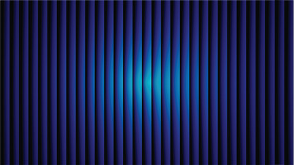 Abstract blue vertical lines with a bright center glow