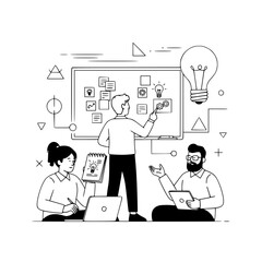 people, team, business, idea, innovation, concept, strategy, development, collaboration, meeting, discussion, presentation, whiteboard, planning, management, project, solution, creativity, brainstorm,