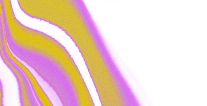 Abstract swirls of mustard yellow and lavender purple with white