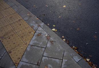 Urban background of the streets of Riga