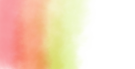 Abstract watercolor brush strokes transition from soft pink to pale yellow, fading into a clean white space.