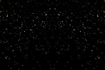 Abstract Dark Background Texture with Scattered Glitter Particles