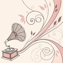 Abstract Perfume Splash Vector Background with Pastel Colors and Swirling Lines, Perfect for Cosmetic Advertisement Banners, Social Media Campaigns, and Website Headers.