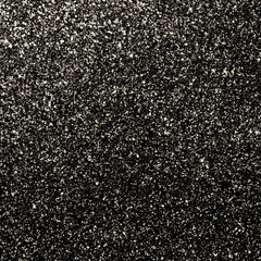 Abstract Dark Black Background with Sparkling Gold Glitter Texture