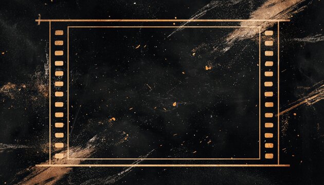 An Edgy Film Party Frame With A Grunge Vibe. The Frame Has A Gritty And Rebellious Aesthetic Perfect For A Film-Themed Event.