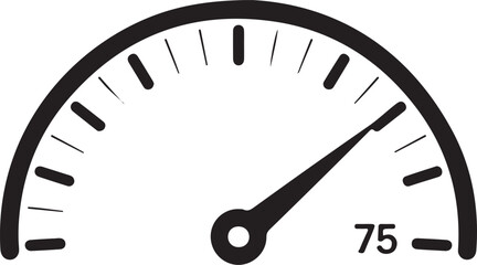 Performance Metrics Dashboard vector image