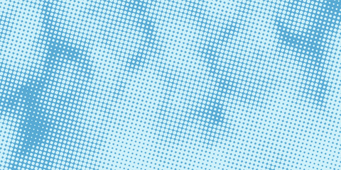 Fototapeta premium Polka dot pop art halftone pattern. Red dots on orange background