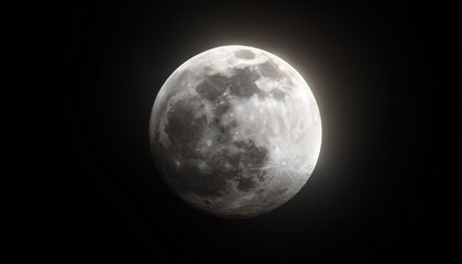 Obraz premium Lunar Phenomenon: Supermoon Appears Approximately Ten Percent Larger Than Average When At Its Largest