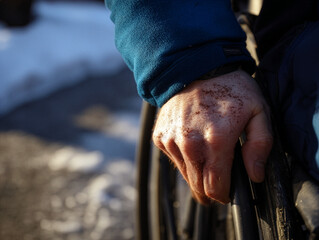 Healthcare Ad - Wheelchair User in Winter - Mobility & Independence