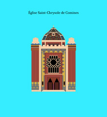 &Eacute;glise Saint-Chrysole de Comines, France