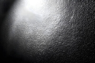 Gray grainy background, black white gradient grayscale abstract monochrome noise texture banner, header cover wallpaper backdrop design