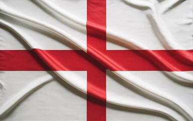 Fototapeta premium England flag fabric texture waving background