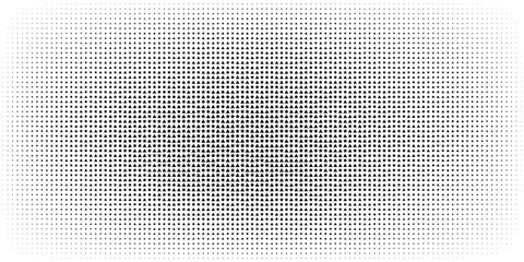 Wave halftone pattern. Halftone dots and star background. Vector