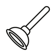 plunger icon vector design template