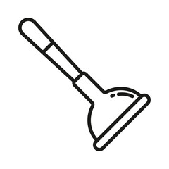 plunger icon vector design template