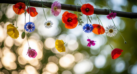 very beautiful colorful flower background