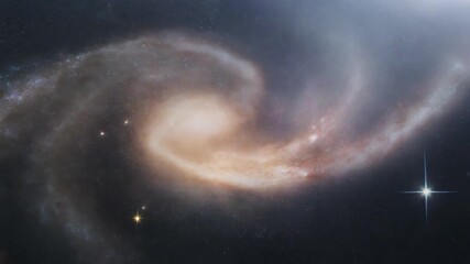 A spiral galaxy swirling in deep space symbolizes infinity creation and cosmic balance capturing the grandeur of the universe and the eternal motion of stars light and celestial energy - Powered by Adobe