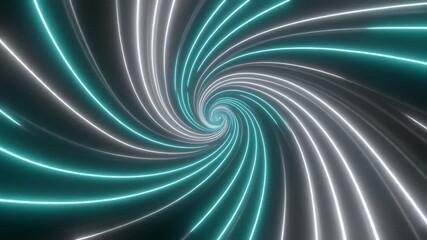 White and cyan light beams intertwine like fireflies in motion, symbolizing connection, energy, digital harmony, and the beauty of synchronized luminosity. - Powered by Adobe