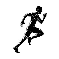 running man silhouette