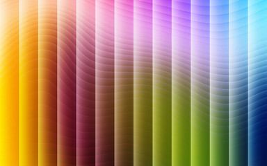 Abstract Rainbow Gradient Stripes with Wavy Texture background