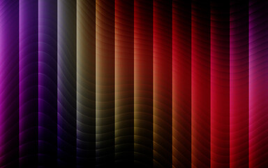 Abstract Vertical Stripes Gradient Color Background with Wavy Lines image