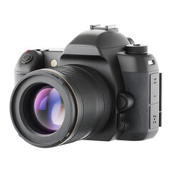 3D render of camera with Lens