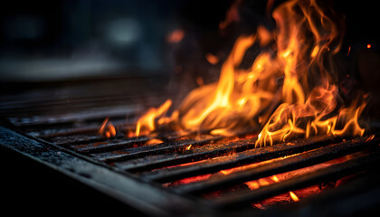 Cole burning red in the grill