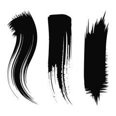 black and white pencil sketch of a bird with wings and brush illustration