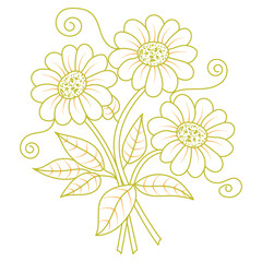vector illustration of a flower