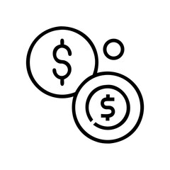 Fototapeta premium dollar sign icon