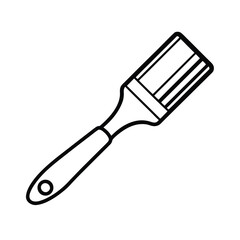 black plastic spatula