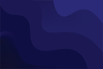 Abstract dark blue background with smooth, flowing shapes creating a calming and mysterious atmosphere, reminiscent of deep ocean waters or a twilight sky