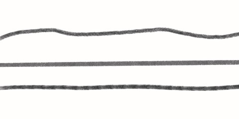 Lines underline. Hand drawn horizontal pencil lines.