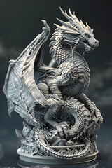 Detailed Fantasy Dragon: AMasterpiece of 3D Modelingin ZBrush for 3D Printing